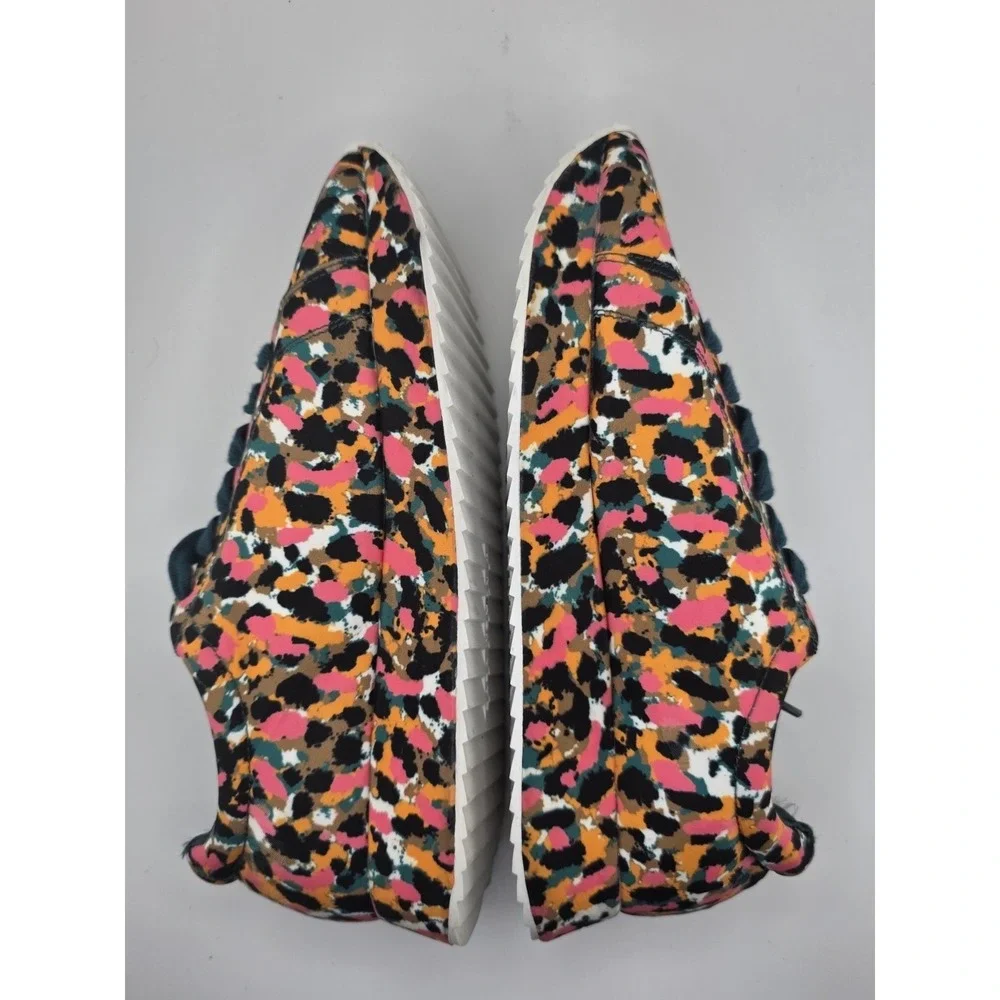 Zara Woman Multicolor Leopard Print Sneakers EU‎ 40 US 9 Floral Casual Shoes